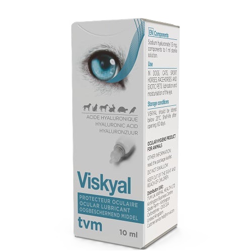Picaturi oftalmice pentru animale Viskyal, 10 ml, TVM