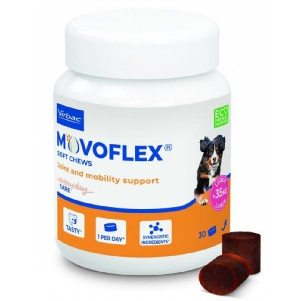 Movoflex soft chews dog, marimea L, 30 comprimate masticabile, Virbac