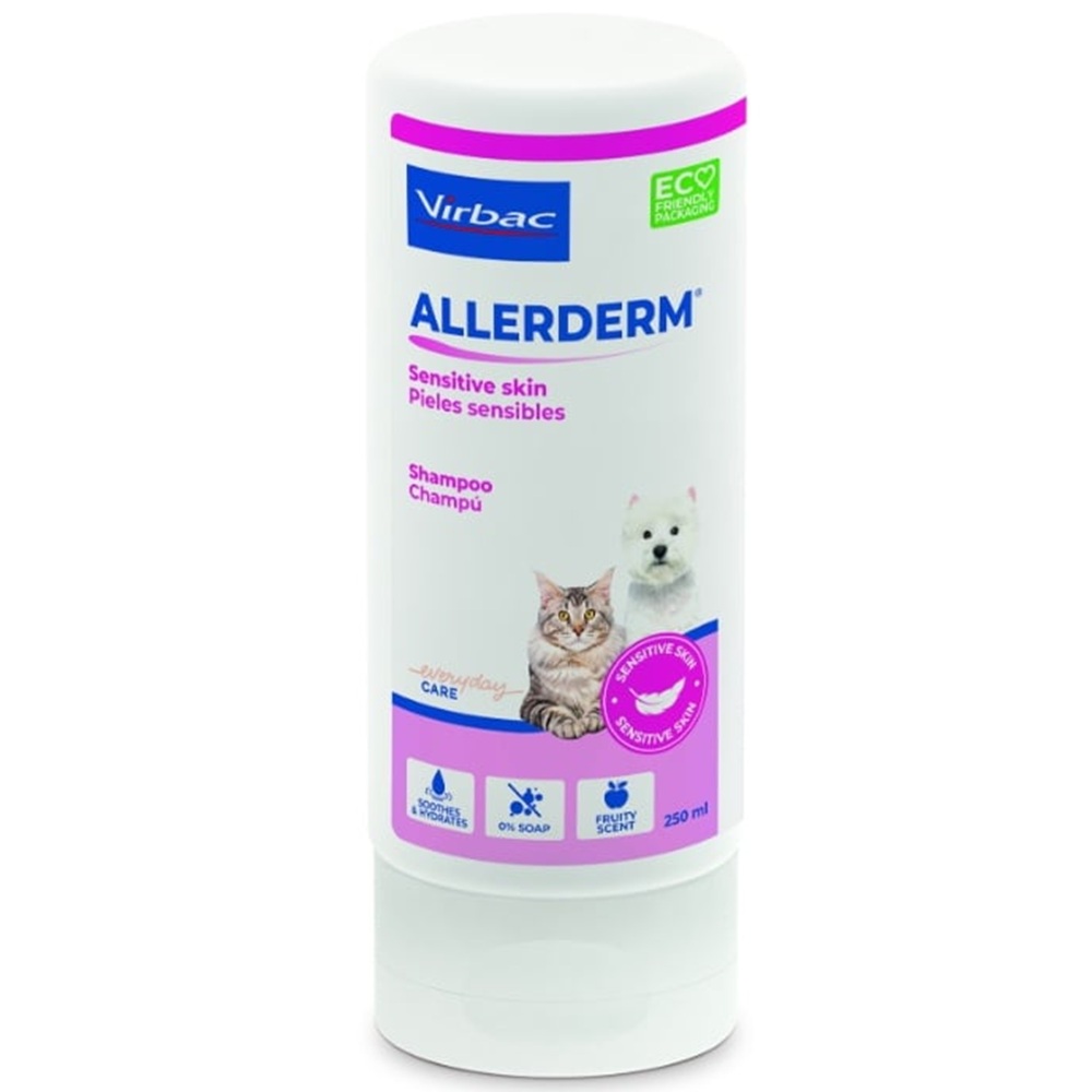 Sampon pentru piele sensibila Allerderm, 250 ml, Virbac
