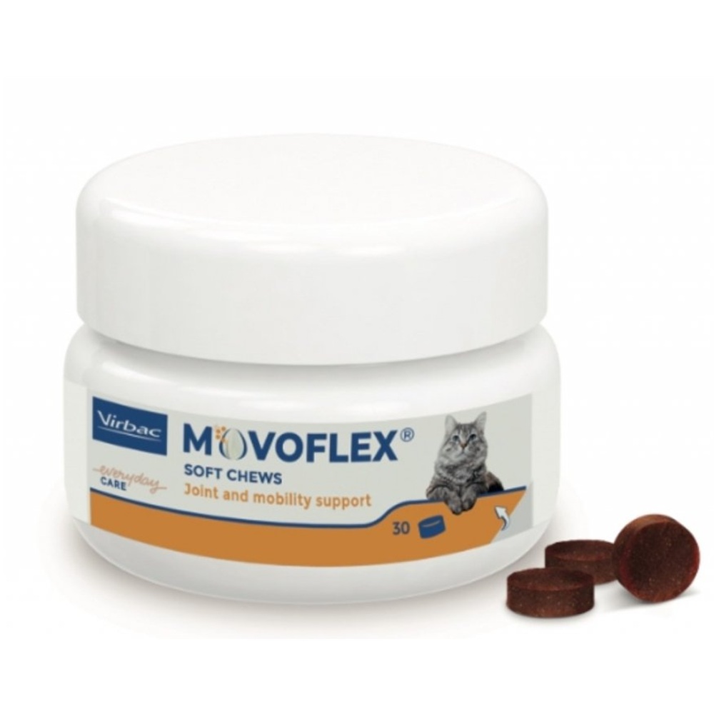 Movoflex soft chews cat, 30 comprimate masticabile, Virbac