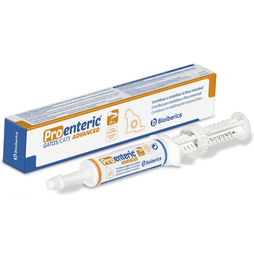 Hrana complementara cu prebiotice pentru pisici Proenteric Advanced Cat, 15 ml, Bioiberica