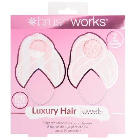 Prosoape pentru par Luxury, 2 bucati, Brushworks