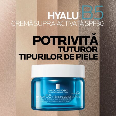Rezerva Crema supra-activata cu acid hialuronic si efect antirid Hyalu B5, 50 ml, La Roche-Posay 671343