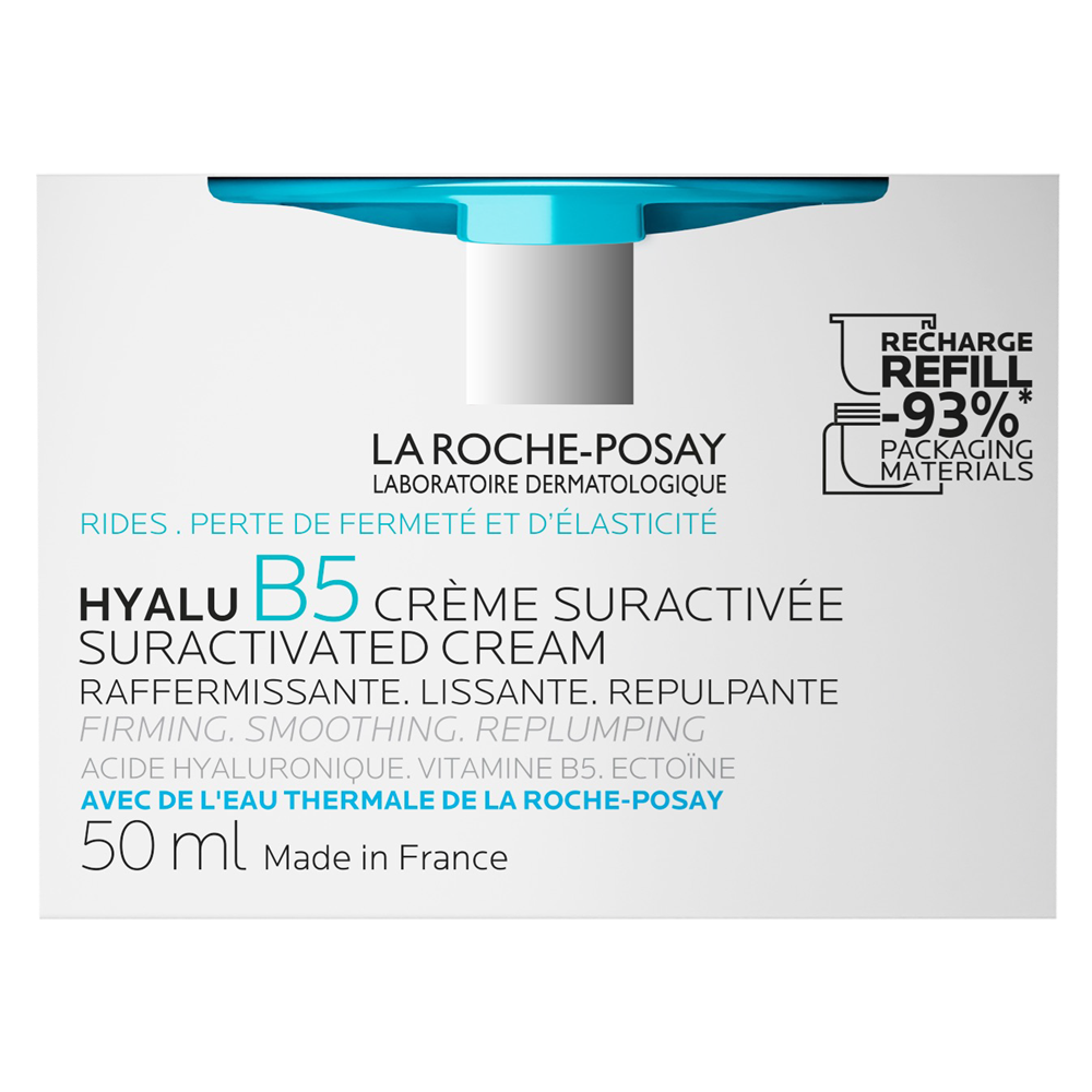 Rezerva Crema supra-activata cu acid hialuronic si efect antirid Hyalu B5, 50 ml, La Roche-Posay