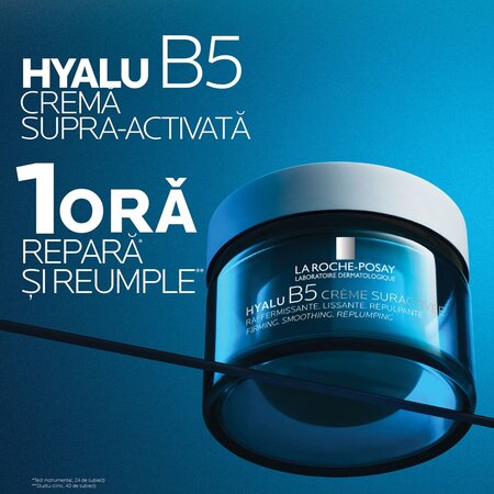 Crema supra-activata cu acid hialuronic si efect antirid Hyalu B5, 50 ml, La Roche-Posay 671356