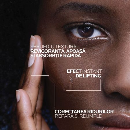 Serum supra-activat cu acid hialuronic si efect antirid Hyalu B5, 30 ml, La Roche-Posay 671359