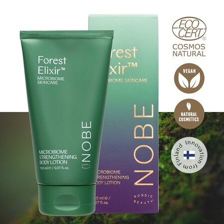 Lotiune de corp hidratanta cu extract microbian forestier Forest Elixir, 150 ml, Nobe 671400