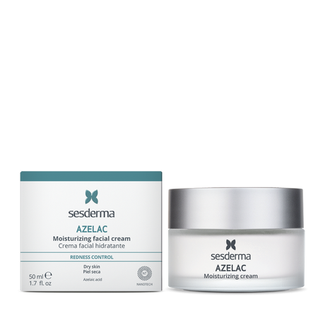 Crema hidratanta pentru ten uscat predispus la acnee Azelac, 50 ml, Sesderma