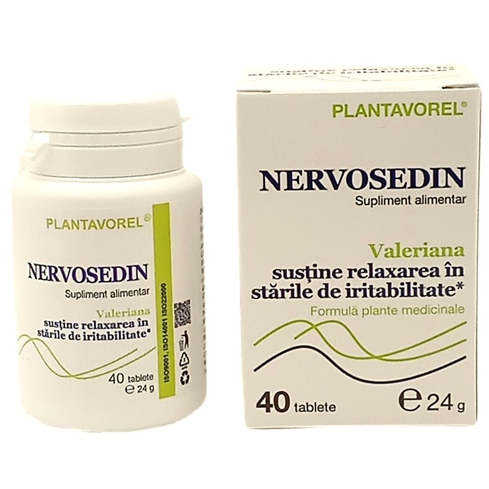Nervosedin, 40 comprimate, Plantavorel