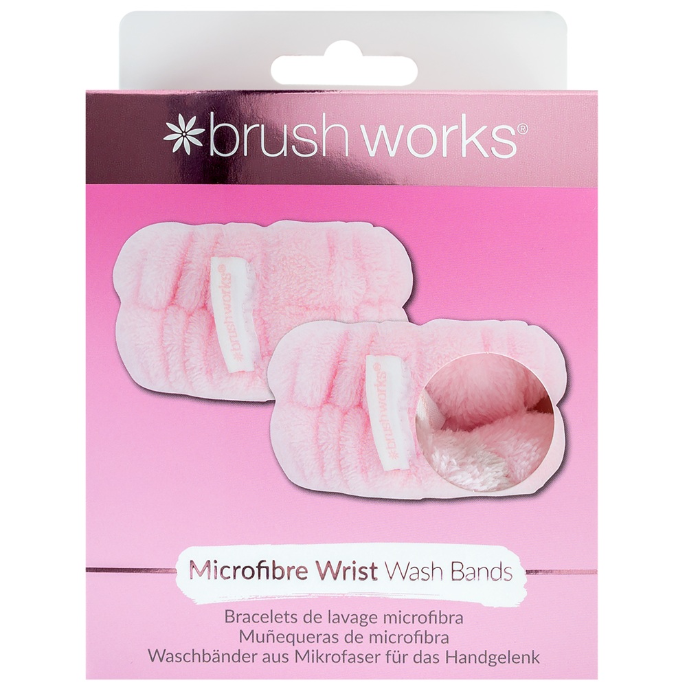 Bratara cu microfibre pentru spalarea fetei, 2 bucati, Brushworks