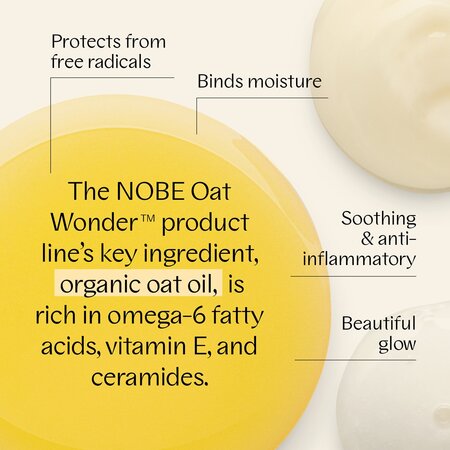 Crema hidratanta si calmanta cu ovaz organic Oat Wonder, 50 ml, Nobe 671459
