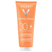 Lotiune hidratanta cu protectie solara SPF 30 pentru fata si corp Capital Soleil, 300 ml, Vichy