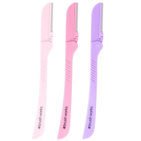 Kit Aparat de ras pentru sprancene, 3 bucati, Brushworks 671500