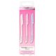 Kit Aparat de ras pentru sprancene, 3 bucati, Brushworks 671498