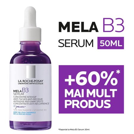 Ser concentrat intensiv pentru corectare pete pigmentare Mela B3, 50 ml, La Roche-Posay 672732