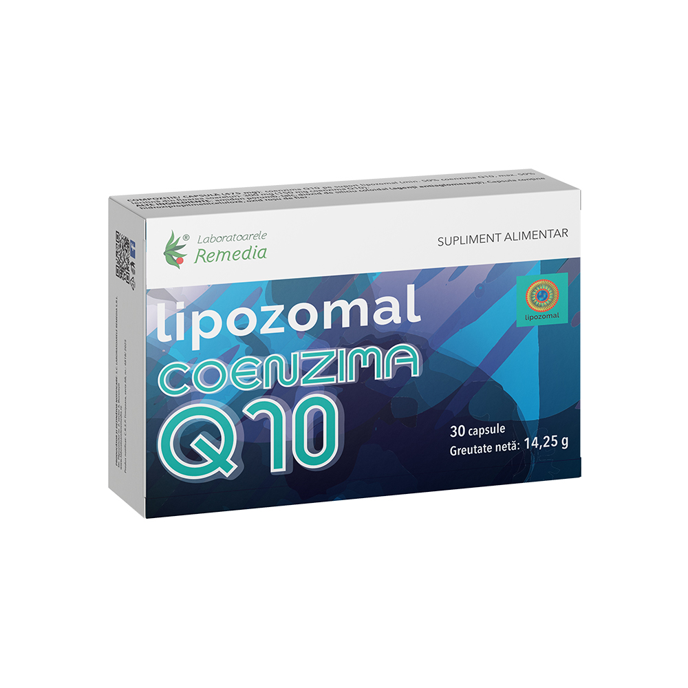 Coenzima q10 Lipozomal, 30 capsule, Remedia
