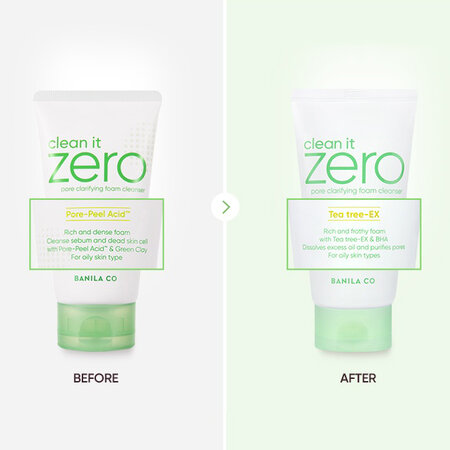 Spuma de curatare pentru pori dilatati Clean it Zero Pore Clarifying, 150 ml, Banila Co 732243
