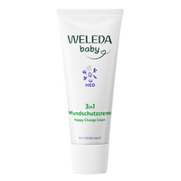 Crema pentru zona scutecului 3 în1 cu nalba alba Baby Derma, 50 ml, Weleda