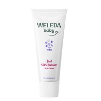 Crema SOS 3 în1 cu nalba alba Baby Derma, 50 ml, Weleda