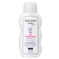 Lotiune hidratanta 3 în1 cu nalba alba Baby Derma, 200 ml, Weleda