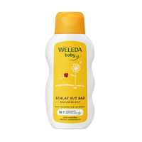 Gel de baie pentru bebelusi cu galbenele pentru un somn linistit Baby, 200 ml, Weleda