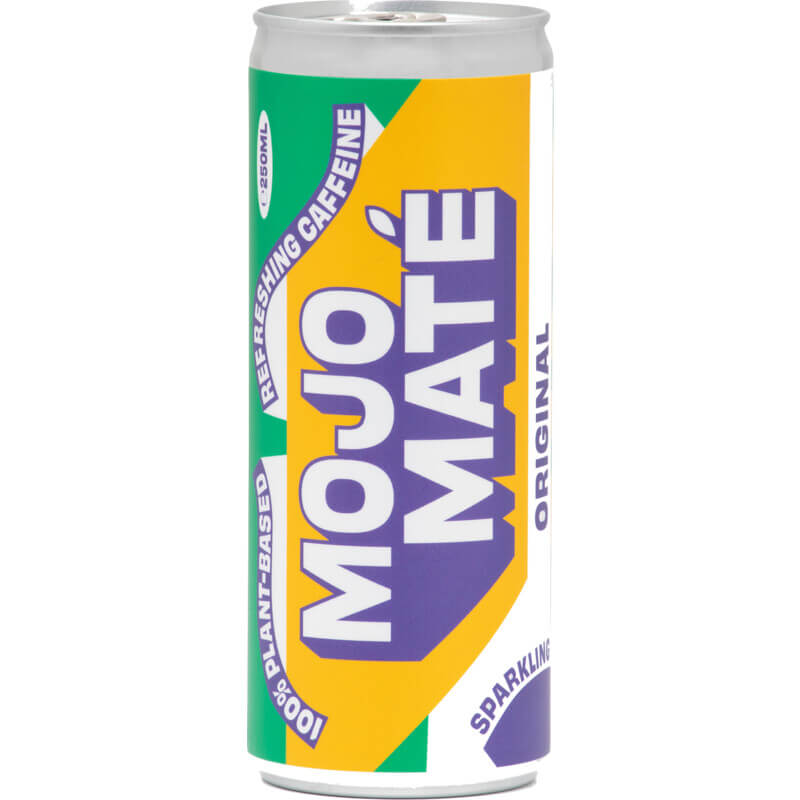 Bautura carbogazoasa bio din yerba mate, cu cofeina, 250 ml, Mojo Mate