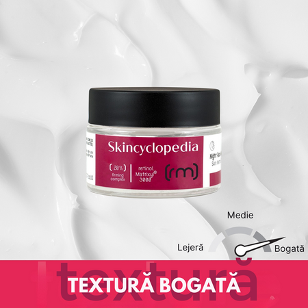 Crema de fata cu retinol si matrixyl, 50 ml, Skincyclopedia 671563