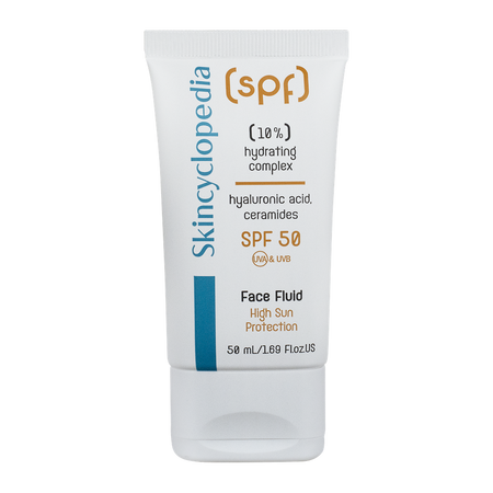 Crema de fata cu acid hialuronic, ceramide si SPF 50, 50 ml, Skincyclopedia