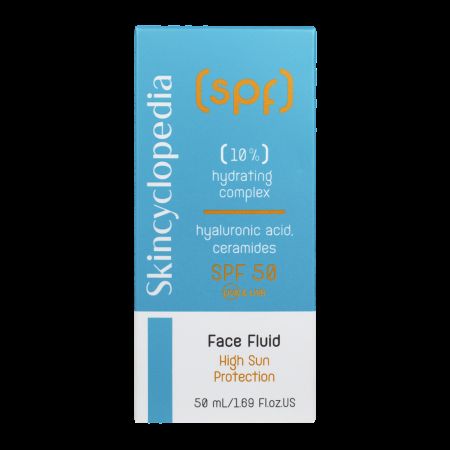 Crema de fata cu acid hialuronic, ceramide si SPF 50, 50 ml, Skincyclopedia 671600