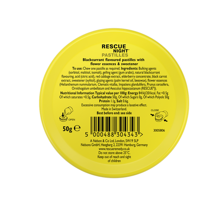 Dropsuri fara zahar, Bach Original Night, 50 g, Rescue Remedy 671599