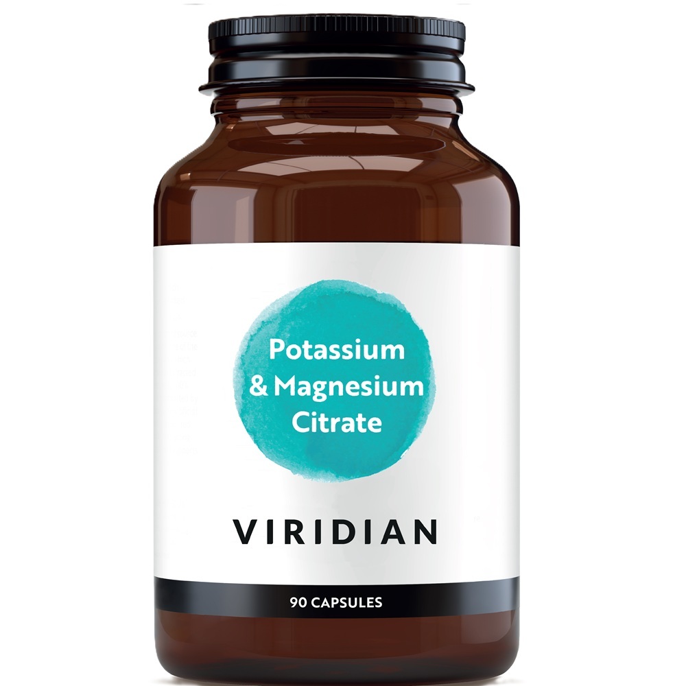 Citrat de potasiu si magneziu, 90 capsule, Viridian