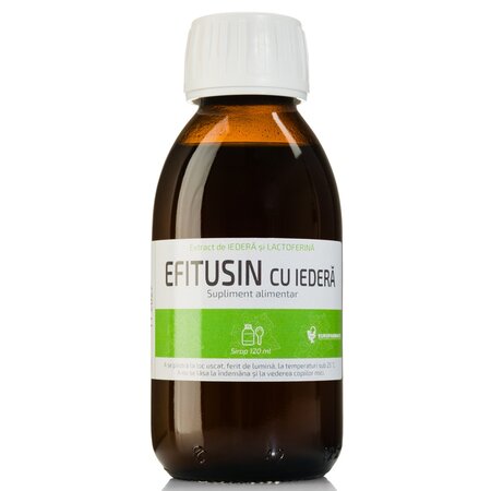 Sirop cu extract de iedera si lactoferina Efitusin, 120 ml, Eurofarmaco 704326