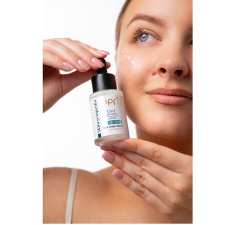 Crema-serum anti blemish pentru ten cu imperfectiuni cu SPF 30, 30 ml, Skincyclopedia 671759