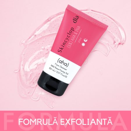 Gel de curatare faciala AHA, 150 ml, Skincyclopedia 671789