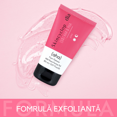 Gel de curatare faciala AHA, 150 ml, Skincyclopedia 671789