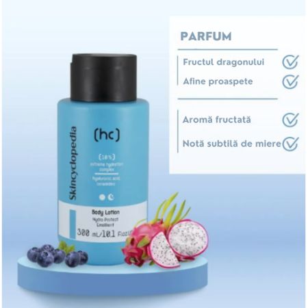Lotiune de corp cu acid hialuronic si ceramide HC, 300 ml, Skincyclopedia 671794