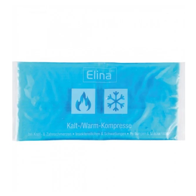 Compresa cu gel termic pentru terapie rece-cald, 29 cm x 12 cm, 1 bucata, Elina Med