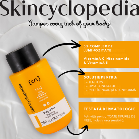 Lotiune de corp Glow Complex 5%, 300 ml, Skincyclopedia 671840