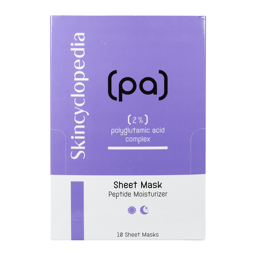 Masca de fata tip servetel hidratanta cu 2% acid poliglutaminic PA, 20 ml, Skincyclopedia