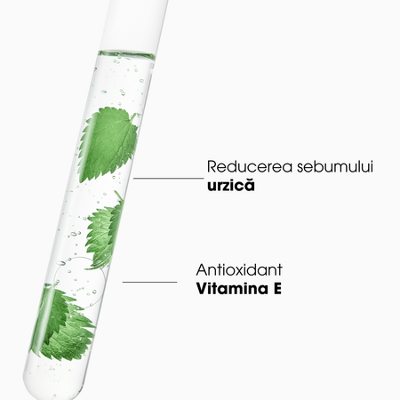 Sampon uscat nuantator  pentru par gras cu urzica si vitamina E, 150 ml, Klorane 671892