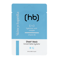Masca de fata tip servetel cu acid hialuronic si vitamina B5 HB, 20 ml, Skincyclopedia