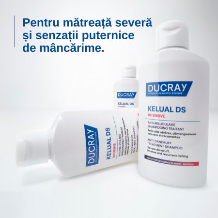 Sampon tratament anti-matreata severa si anti-mancarimi Kelual DS Intensive, 100 ml, Ducray 671912