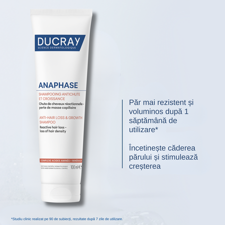 Sampon impotriva caderii reactive a parului Anaphase, 100 ml, Ducray 671933