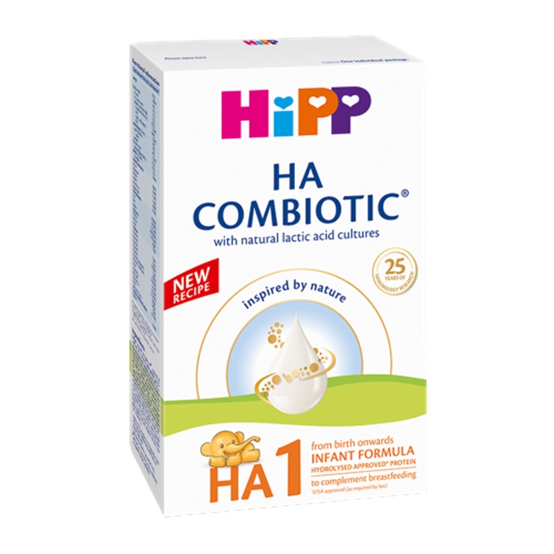 Lapte praf 0 luni+ HA1 Combiotic, 350 g, Hipp