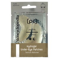 Patchuri pentru ochi cu hidrogel cu peptide, cofeina, acid hialuronic si colagen, 2 bucati, Skincyclopedia