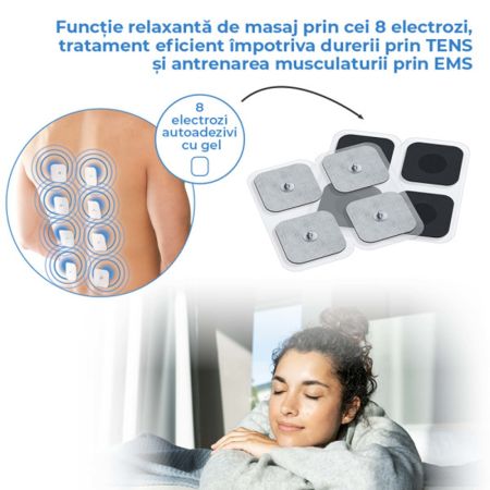 Aparat electrostimulator digital 3 in 1 EM80, 1 bucata, Beurer 672021