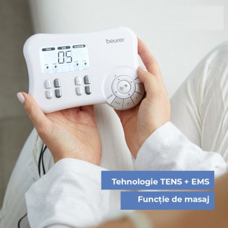 Aparat electrostimulator digital 3 in 1 EM80, 1 bucata, Beurer 672020