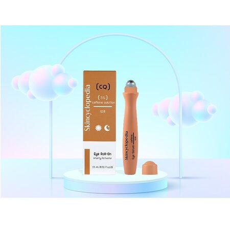 Roll-on contur ochi cu cafeina si Q10, 15 ml, Skincyclopedia 672184