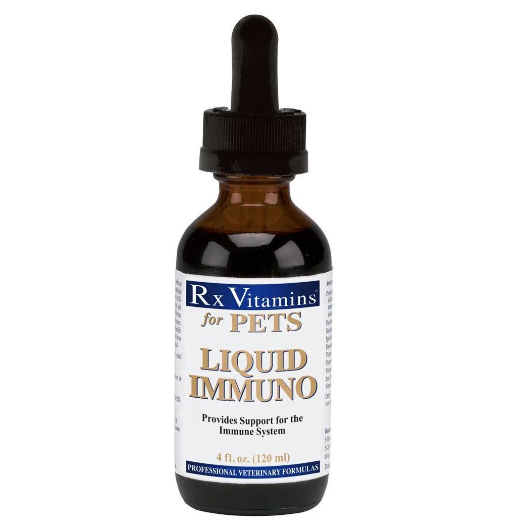 Supliment pentru caini si pisici Liquid Immuno, 120 ml, RX Vitamins