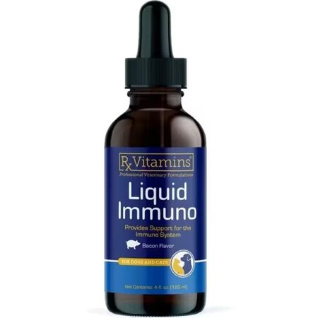 Supliment pentru caini si pisici Liquid Immuno, 120 ml, RX Vitamins